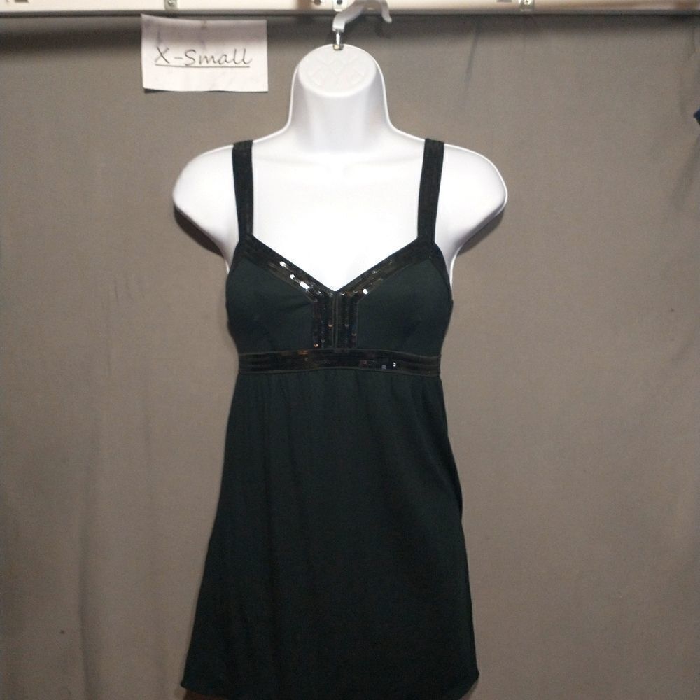 Express black flowy tank top size extra small
